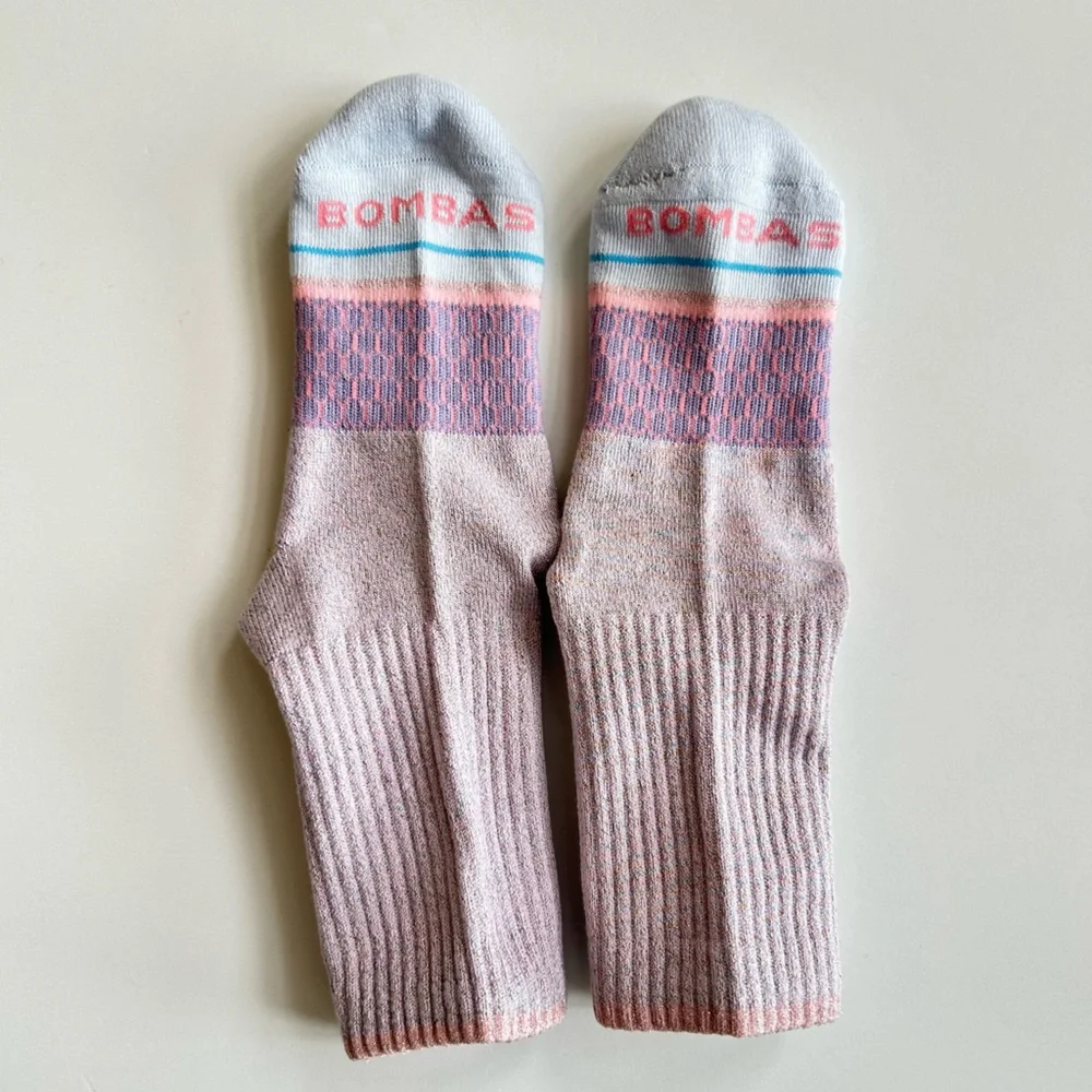 Wicked x Bombas New 2 pair Calf Socks Small Youth Lavender Green